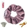 The Stash zipper scrunchie